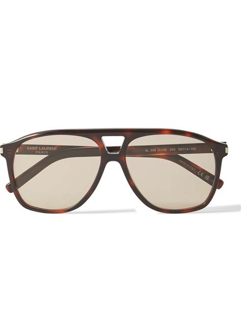 saint laurent eyewear aviators sunglasses